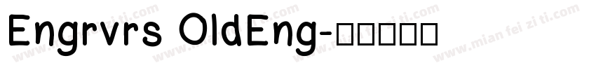 Engrvrs OldEng字体转换
